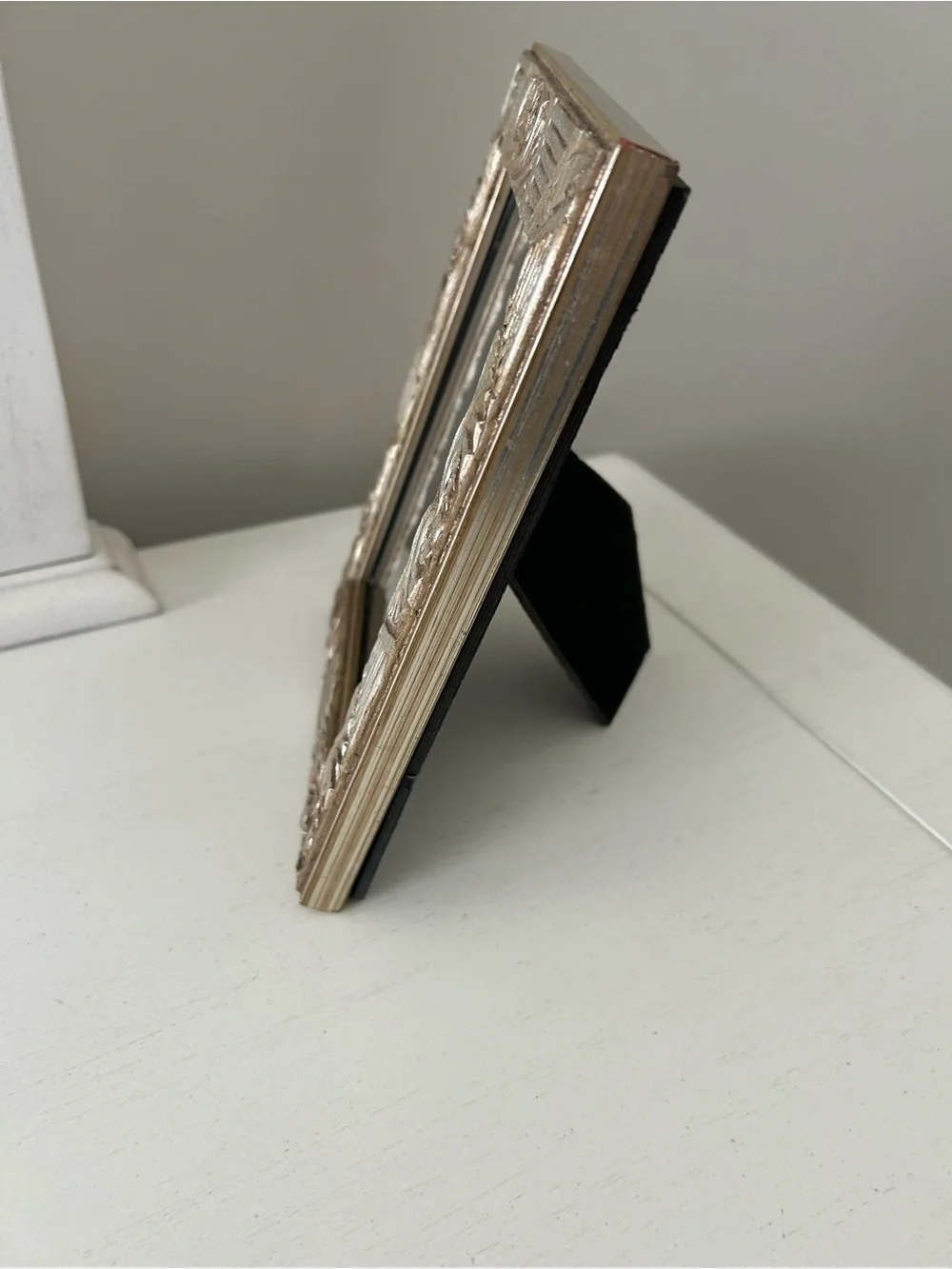 Roma Ornate Gold Silver Tone Wood Frame